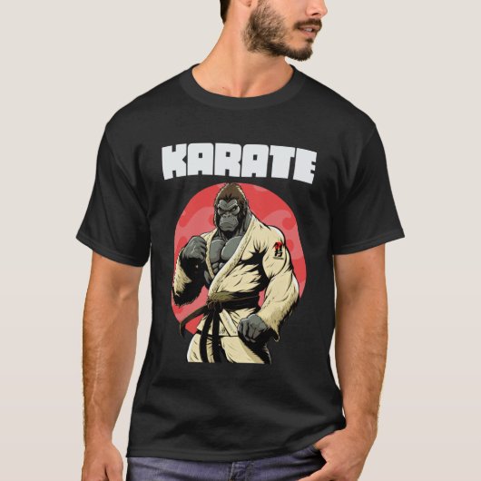 T-shirt Karateka Classique Karaté Gorille 1 (Devant)
