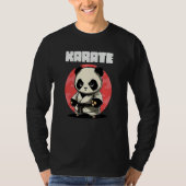 T-shirt Karateka Karate Panda (Devant)