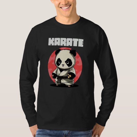 T-shirt Karateka Karate Panda (Devant)