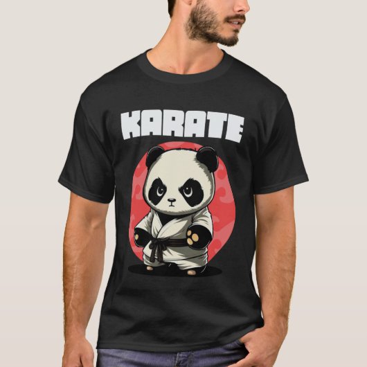 T-shirt Karateka Panda Karaté Classique (Devant)