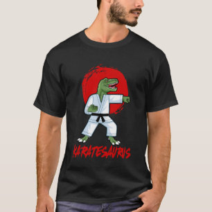 T-shirt Karatesaurus T rex Karaté Drôle Dinosaure Karaté M