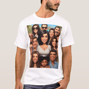 T-shirt Kardashian Cartoons Couture