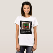 T-shirt Karibu Kenya : Les couleurs vives du drapeau natio (Devant entier)