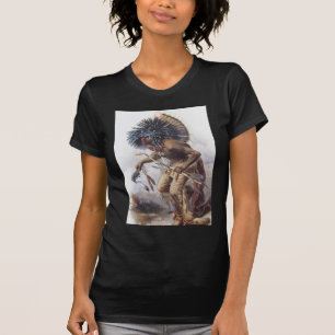 T-shirt Karl Bodmer - guerrier de Moennitarri faisant la