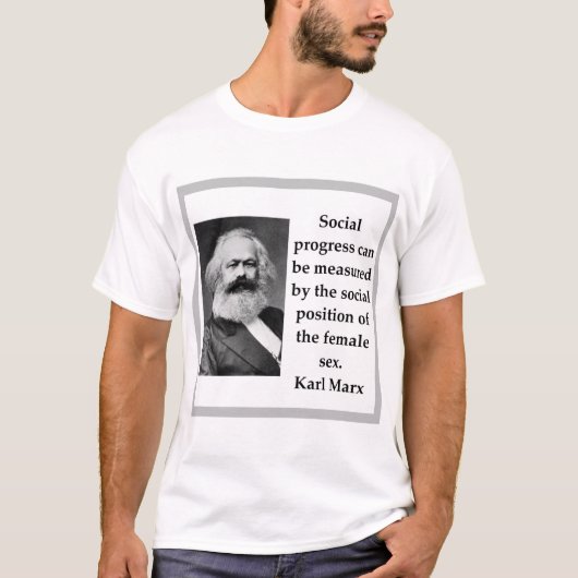 T-shirt Karl Marx (Devant)