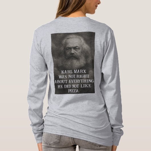 T-shirt Karl Marx n'avait pas raison sur tout (Dos)