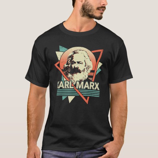 T-shirt Karl Marx Socialisme Socialisme Communisme (Devant)