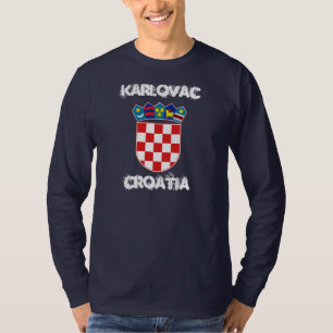 T-shirt Karlovac, Croatie avec armoiries