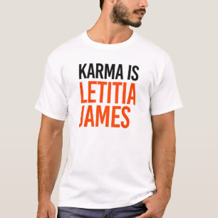 T-shirt Karma est Letitia James