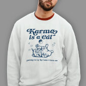 T-shirt Karma Est Un Chat