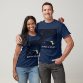 T-shirt Karma est un chat qui me ronfle dans les genoux (Unisexe)