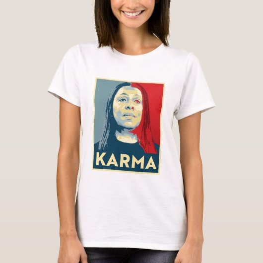 T-shirt KARMA : Letitia James (Devant)