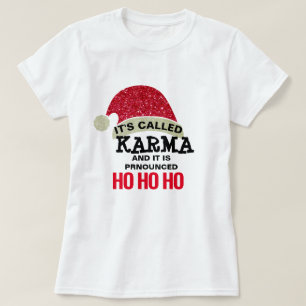 T-shirt karma ne perd jamais une adresse karma chemise des