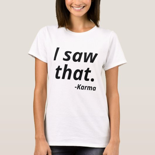 T-shirt Karma Saw (Devant)
