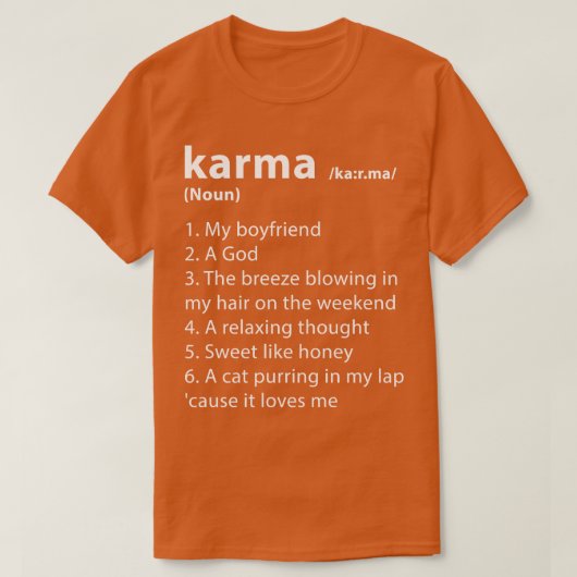 T-shirt Karma Signifie 3 (Design devant)