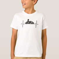 Kart Go-kart Kart Racing Heartbeat Line Cadeau