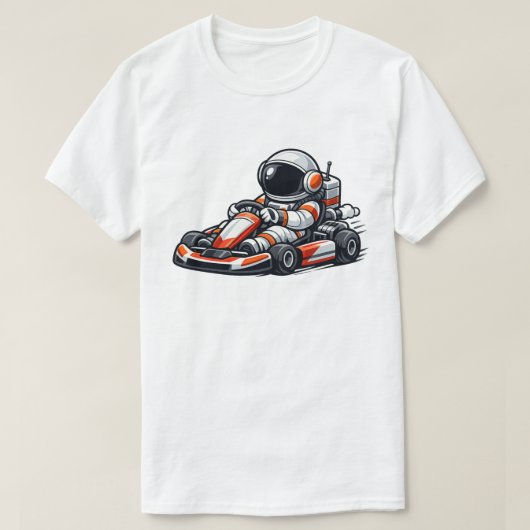 T-shirt Karting Astronaute (Design devant)
