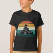 T-shirt Karting Vintage cool (Devant)