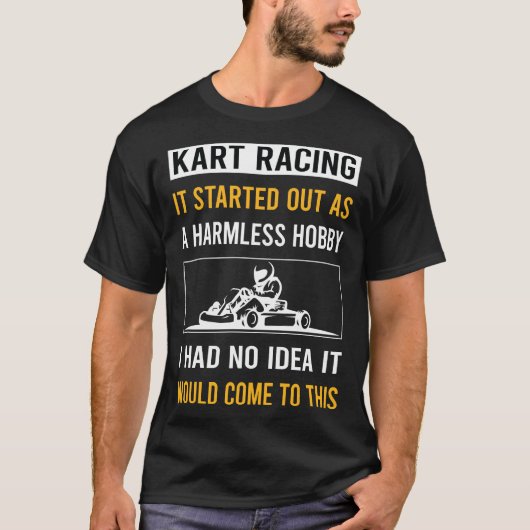 T-shirt Karts de course Kart Hobby sans danger (Devant)