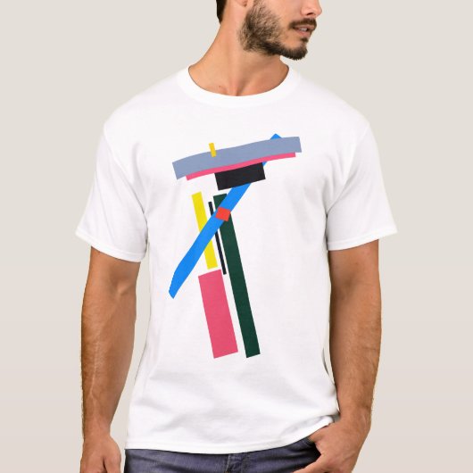 T-shirt Kasimir Malevitch Suprematism inspiration (Devant)