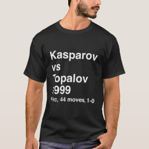 T-shirt Kasparov contre Topalov 1999