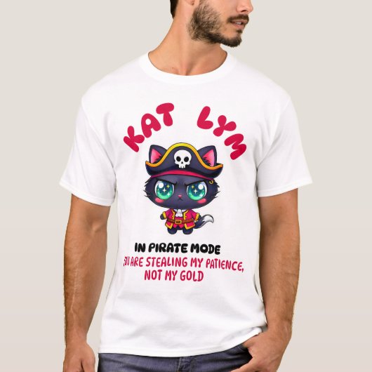 T-shirt Kat Lym In Pirate Mode 2 (Devant)