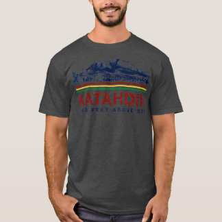 T-shirt Katahdin Maine Mountain Escalade Randonnée Vintage