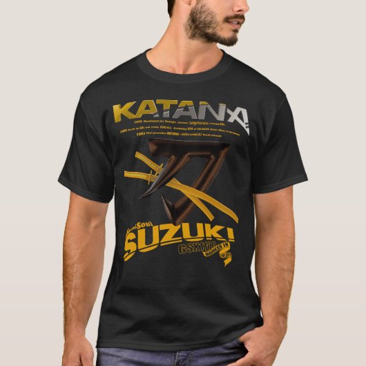 T-shirt Katana Logo Yellow (Devant)