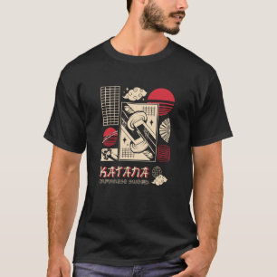 T-shirt Katana Samurai Guerrier Japonais Streetwear