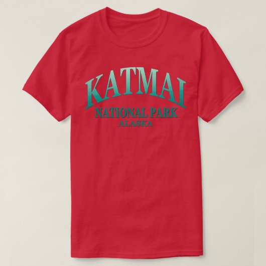 T-shirt Katmai National Park Alaska (Design devant)
