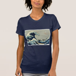 T-shirt Katsushika Hokusai dans La Grande Vague au large d