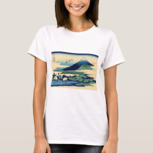 T-shirt Katsushika Hokusai - Umegawa dans la province de S