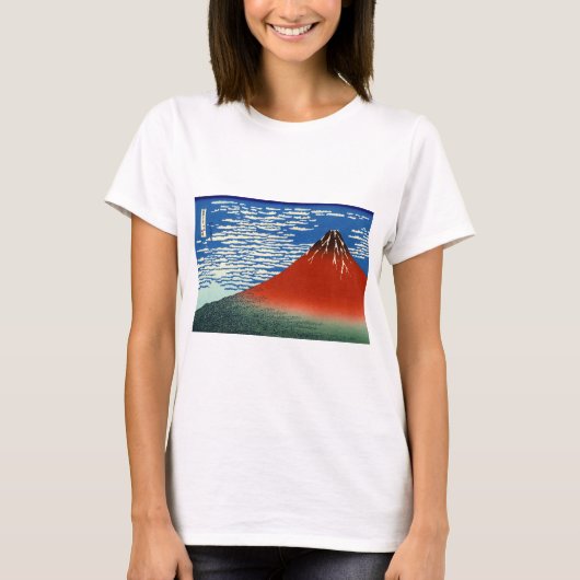 T-shirt Katsushika Hokusai - Vent Fin, Matin Clair (Devant)