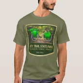 T-shirt Katy Trail (bike2) (Devant)