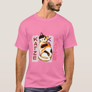 T-shirt Katze, Simple Cute Valentines jour Chat Maman Cade