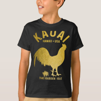 T-shirt Kauai 1959 The Garden Isle poulet Hawaii Vintage 