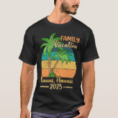 T-shirt Kauai Hawaii Beach Famille Vacances 2025 Été (Devant)