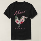 T-shirt Kauai Hawaii Fleur Hibiscus Roster Lover Souveni (Design devant)