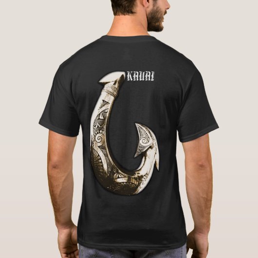 T-shirt Kauai Tribal Hook (Dos)