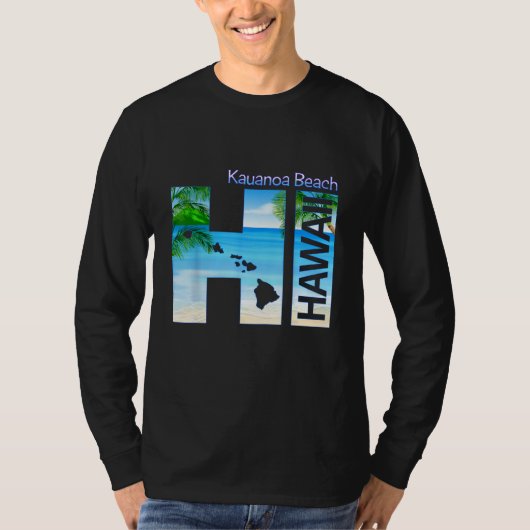 T-shirt Kauanoa Beach HI Hawaii Aloha State Vacation (Devant)
