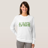 T-shirt Kaur vert (Devant entier)