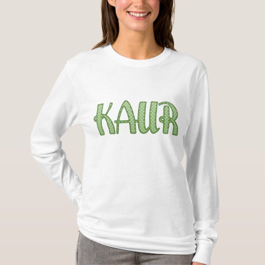 T-shirt Kaur vert (Devant)