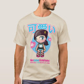 T-shirt Kawaii à manches longues (Devant)