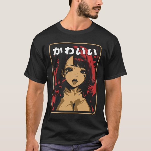 T-shirt Kawaii Anime (Devant)