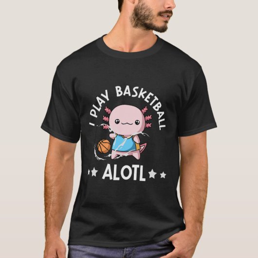 T-shirt Kawaii Axolotl Pun Drôle Je Joue Sketll Alotl (Devant)