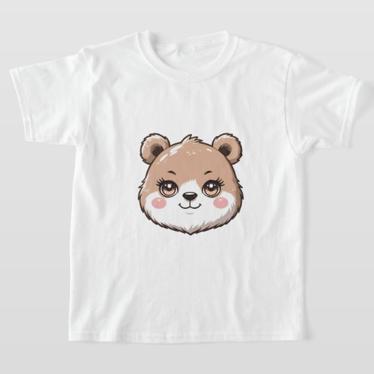 T-shirt Kawaii Bear Head  (Poser)