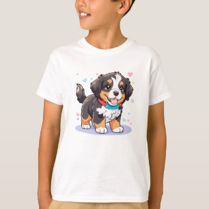 T-shirt Kawaii Bernese Puppy, mignonne Berner Pup