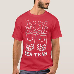 T-shirt Kawaii Bes Teas Bubble Tea Cute Boba Besties