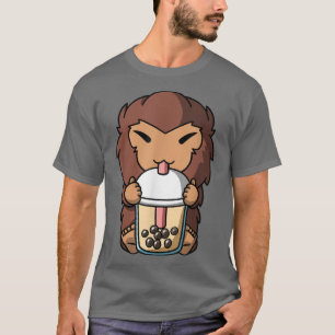 T-shirt Kawaii Bigfoot Sasquatch Boba Thé Milk Bubble Thé