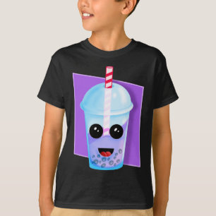 T-shirt Kawaii Boba Fruit Milk Tea, Cadeau de Noël, Naissa